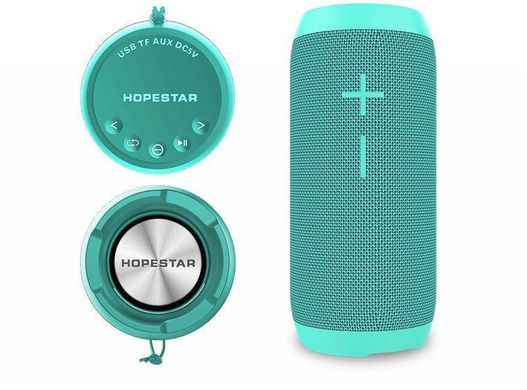 Портативна Bluetooth колонка Hopestar P7 Бірюзова