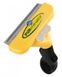 Фурмінатор з кнопкою для чищення вовни FURminator 6.8 см Жовтий