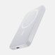 Power Bank с беспроводной зарядкой магнитный PD 22,5W 10000MAH Белый