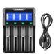 Зарядний пристрій-Power Bank для 18650/ 26650/ 21700/ 26700/ AA LiitoKala Lii-K4 Чорне