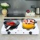 Плита электрическая на две комфорки Double Hotplate BOKO H-003L,2000W Белая