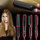Электрическая расческа-выпрямитель ASL-908 Hair Straightener Черная с красным