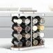 Карусель для специй 16 отсеков Stainless steel and wood Серебро