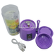 Блендер Smart Juice Cup Fruits USB Фиолетовый 4 ножа