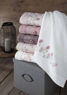 Рушники Pupilla luiza 70х140см Пеньє набір 6шт