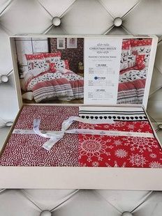 Постільна білизна Belizza Chrismas Ранфорс Бавовна Євро розмір