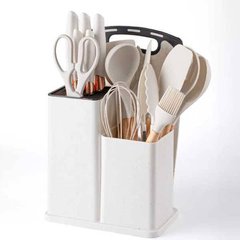 Набір кухонного приладдя 19 предметів Kitchen Set Білий