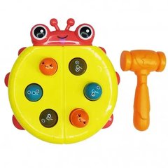 Игрушка Стукалка Божья коровка Cute Ladybug Желтая