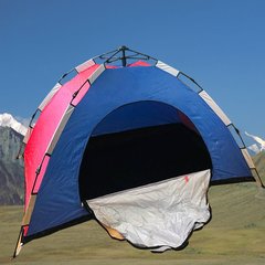 Палатка автоматическая 3-х местная Синня с розовым