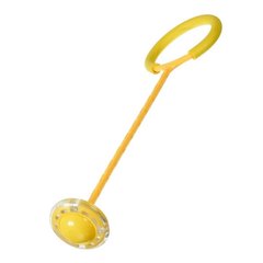 Скакалка на одну ногу LED Желтая