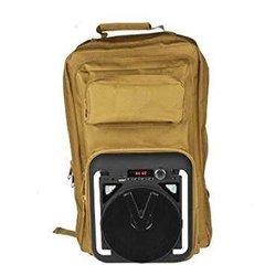 Рюкзак туристичний Оutdoor Backpack Speaker Пісочний