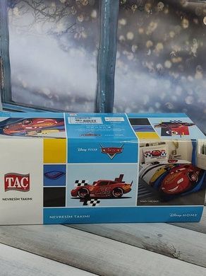 Постільна білизна дитяча TAC Rinsy cars roku Бавовна/Ранфорс Півторний розмір
