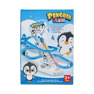 Трек-горка музыкальный Пингвинчики Penguin 867-13 Голубой
