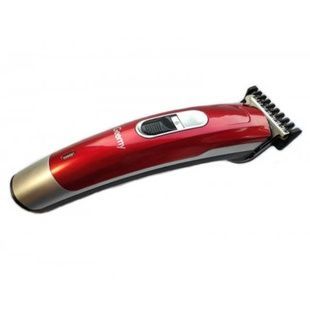 Беспроводная машинка для стрижки Gemei GM-6046 Красная