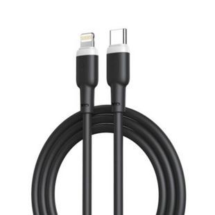 Кабель XO NB208A Liquid Silicone Data Type-c to Lightning 20W Черный