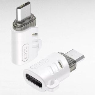 Адаптер переходник XO NB256H Type-c to Micro adapter Белый