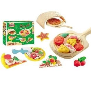 Набор теста для лепки Пиццерия 10 цветов с формочками Magic Dough