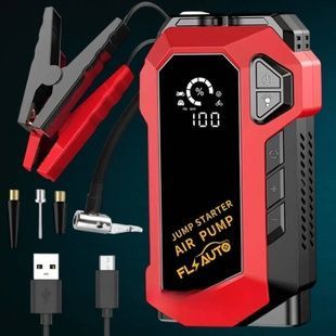 Автомобільний пусковий пристрій для акумулятора JUMP STARTER + Компресор