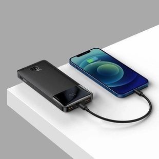Power bank з дисплеєм 10000 mAh 20W Baseus Bipow Digital Display Чорний