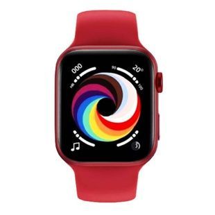 Годинник наручний з голосовим викликом та бездротовою зарядкою 44 mm Aluminium Smart Watch Series 7 Z37 Червоний