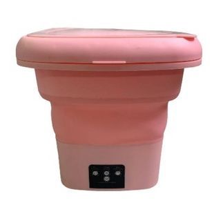 Складна пральна машина Multi-Function Folding Washing Machine Small Рожева