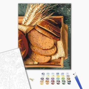 Картина за номерами Ароматний хліб BS52550