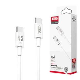 Кабель XO NB-Q259 iPhone15 Type-c to Type-c 60W Білий