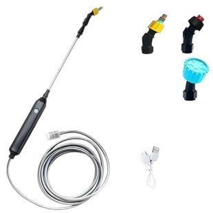 Опрыскиватель аккумуляторный + 3 сменные насадки 2200 mAh Черный