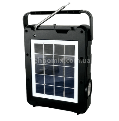 Портативна сонячна радіо станція із сонячною панеллю NNS Solar Charge NS-8033LS Bluetooth+FM+USB