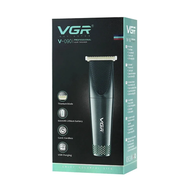 Машинка для стрижки волосся VGR V-090 Чорна