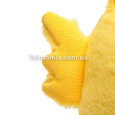 Іграшка- подушка Сова з пледом 3 в 1 жовтий