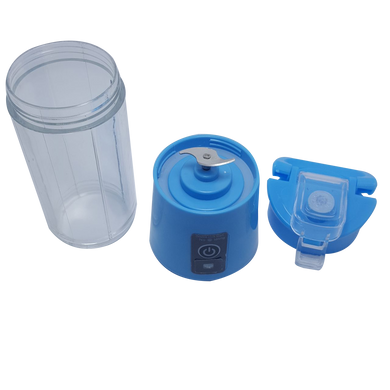 Блендер Smart Juice Cup Fruits USB Голубий