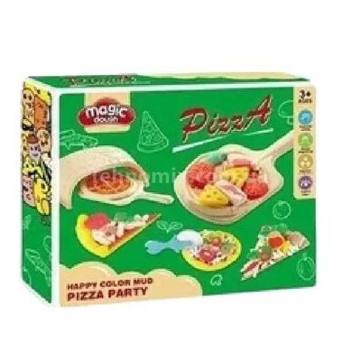 Набор теста для лепки Пиццерия 10 цветов с формочками Magic Dough
