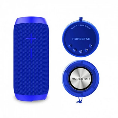 Портативная Bluetooth колонка Hopestar P7 Синяя
