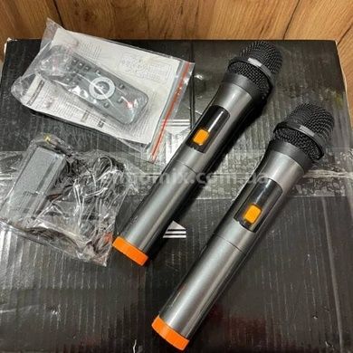 Колонка з мікрофонами, колесами та ручкою Bluetooth Wireless Speaker TTD-1209 Чорна