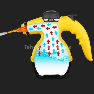 Відпарювач ручний зі змінними насадками Rainberg Steam Cleaner 2294 Жовтий