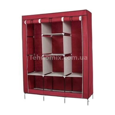 Шафа для одягу тканинна Multifunctional Storage Wardrobe Червона