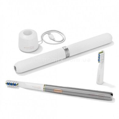 Звуковая зубная щетка отбеливающая Medica+ LUX 10Х Portable (Япония) Серая 50999