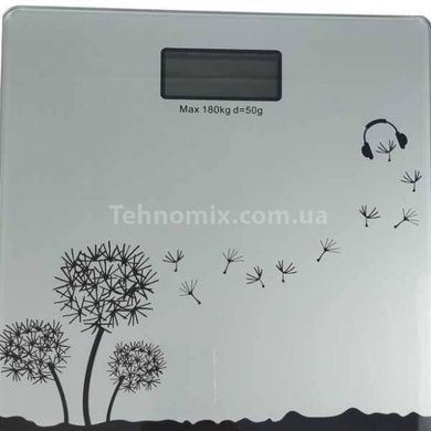 Весы напольные domotec yz-1604 одуванчики