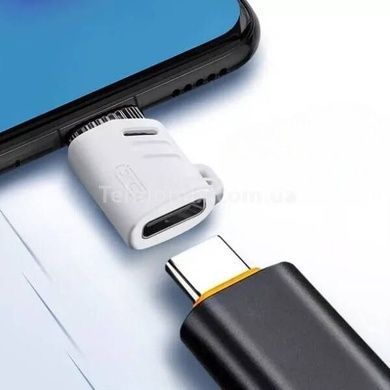 Адаптер переходник XO NB256H Type-c to Micro adapter Белый