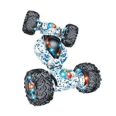 Дитяча трюка машинка перевертень Storm Climbing Car управління рукою Біла з синім