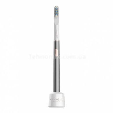 Звуковая зубная щетка отбеливающая Medica+ LUX 10Х Portable (Япония) Серая 50999