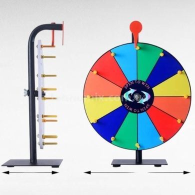 Ігрове колесо Пиши-прай Lottery Wheel 30см MA782 Різнокольорове