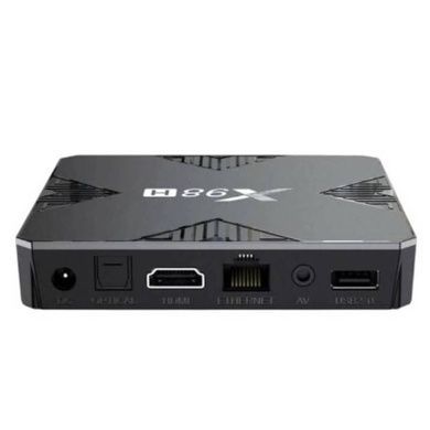 Смарт ТВ приставка TV-BOX Android 12, 4/32 4K X98H Черная