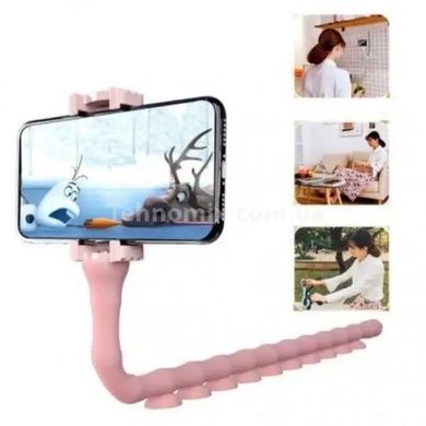 Тримач для телефону у вигляді гусениці Cute Worm Lazy Phone Holder Рожевий