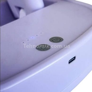 Вентилятор настільний складаний з підсвічуванням 28x20x12см F670 Фіолетовий