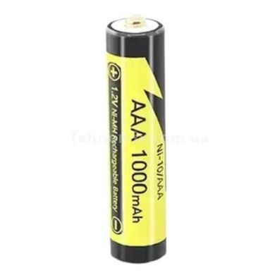Аккумулятор ААА 1.2V 1000mAh LiitoKala Ni-10/AAA Черный с желтым