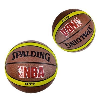 М'яч баскетбольний 500гр №7 З 34470 NBA Коричневий з жовтим