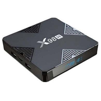 Смарт ТВ приставка TV-BOX Android 12, 4/32 4K X98H Черная