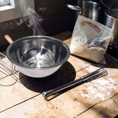 Миска из нержавеющей стали ⌀40см Серая